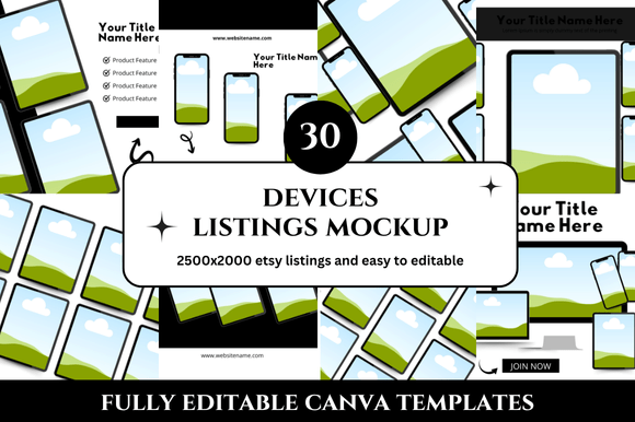 30 Devices Etsy Listings Mockup: Your Template for Success