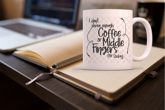 Don't Have Enough Coffee, Middle Fingers: A Font with Unapologetic Attitude