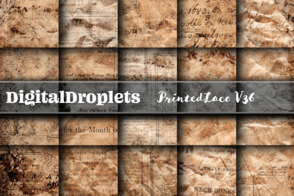 Printed Lace Vol. 36 | Collection: A Designer's Vintage Paper Set