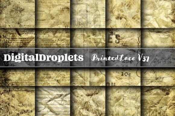 Printed Lace Vol. 37 | A Vintage Paper Collection
