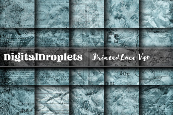 Printed Lace Vol. 40: Vintage Paper Backgrounds