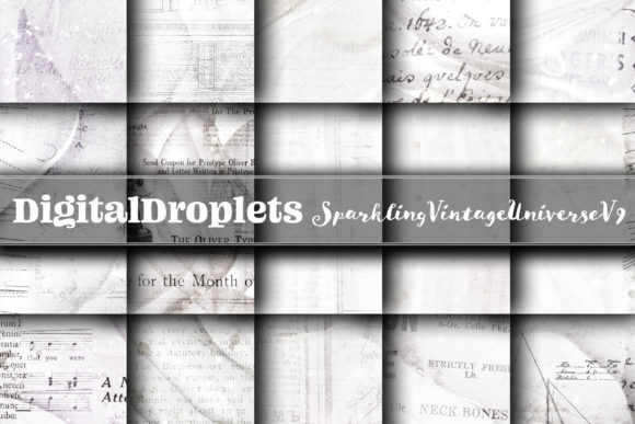 Sparkling Vintage Universe Vol. 9: A Paper Set for Moody, Layered Design